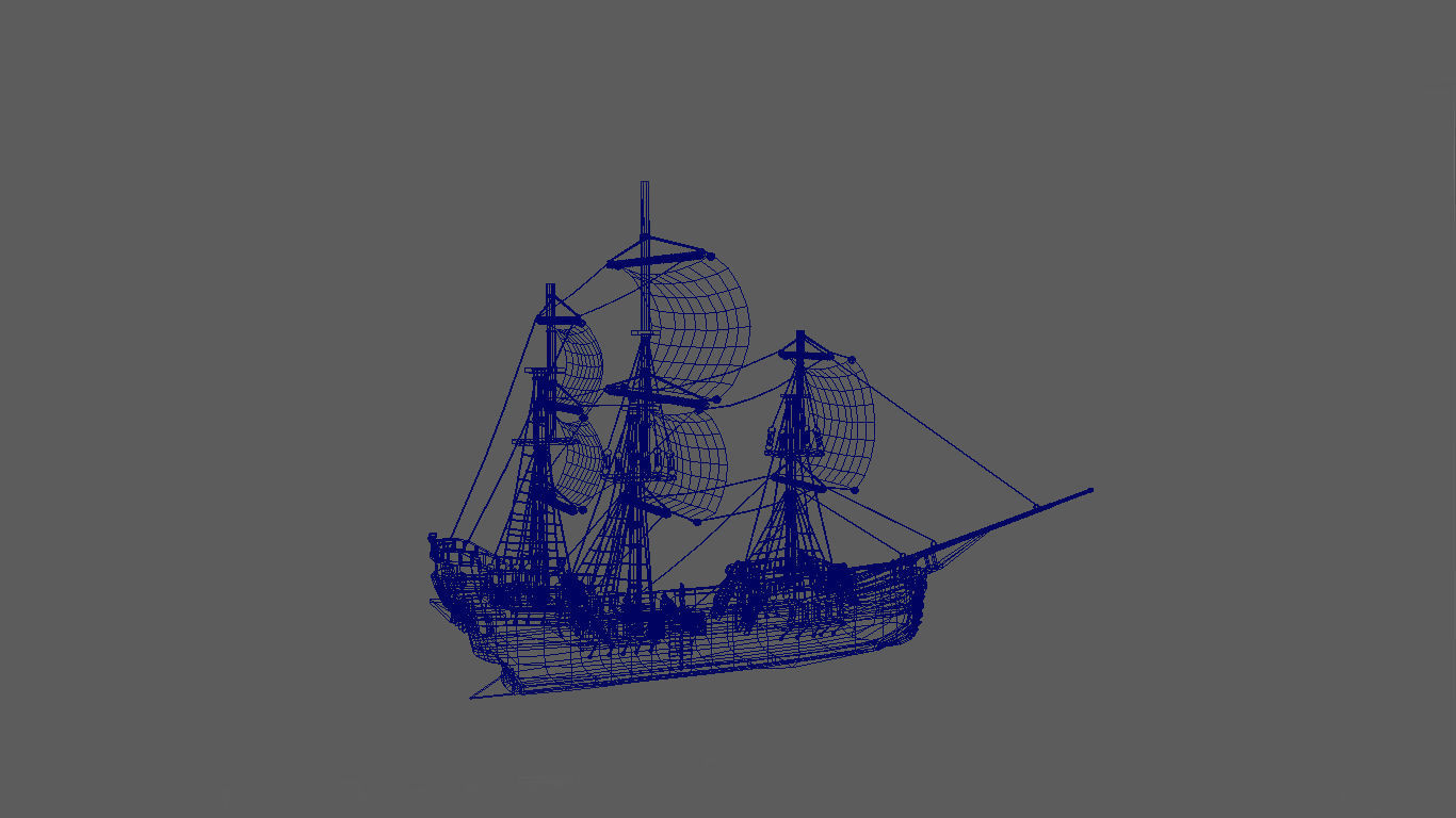 Pirate Ship phase-2 Free 3D model_6
