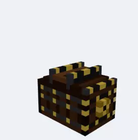 Voxel Sci-Fi Loot Box Mechanical Treasure Chest Low-poly 3D model