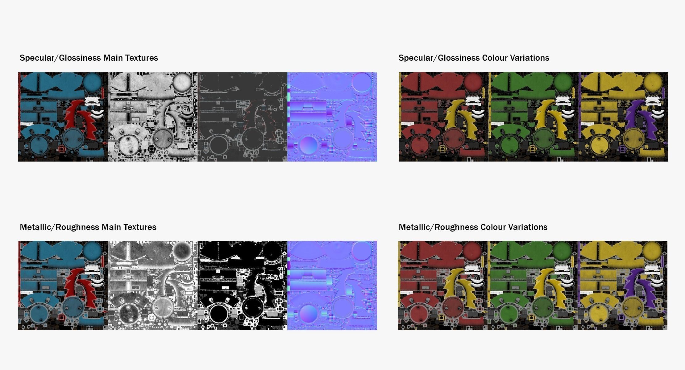 Silly Robot Low-poly 3D model_9