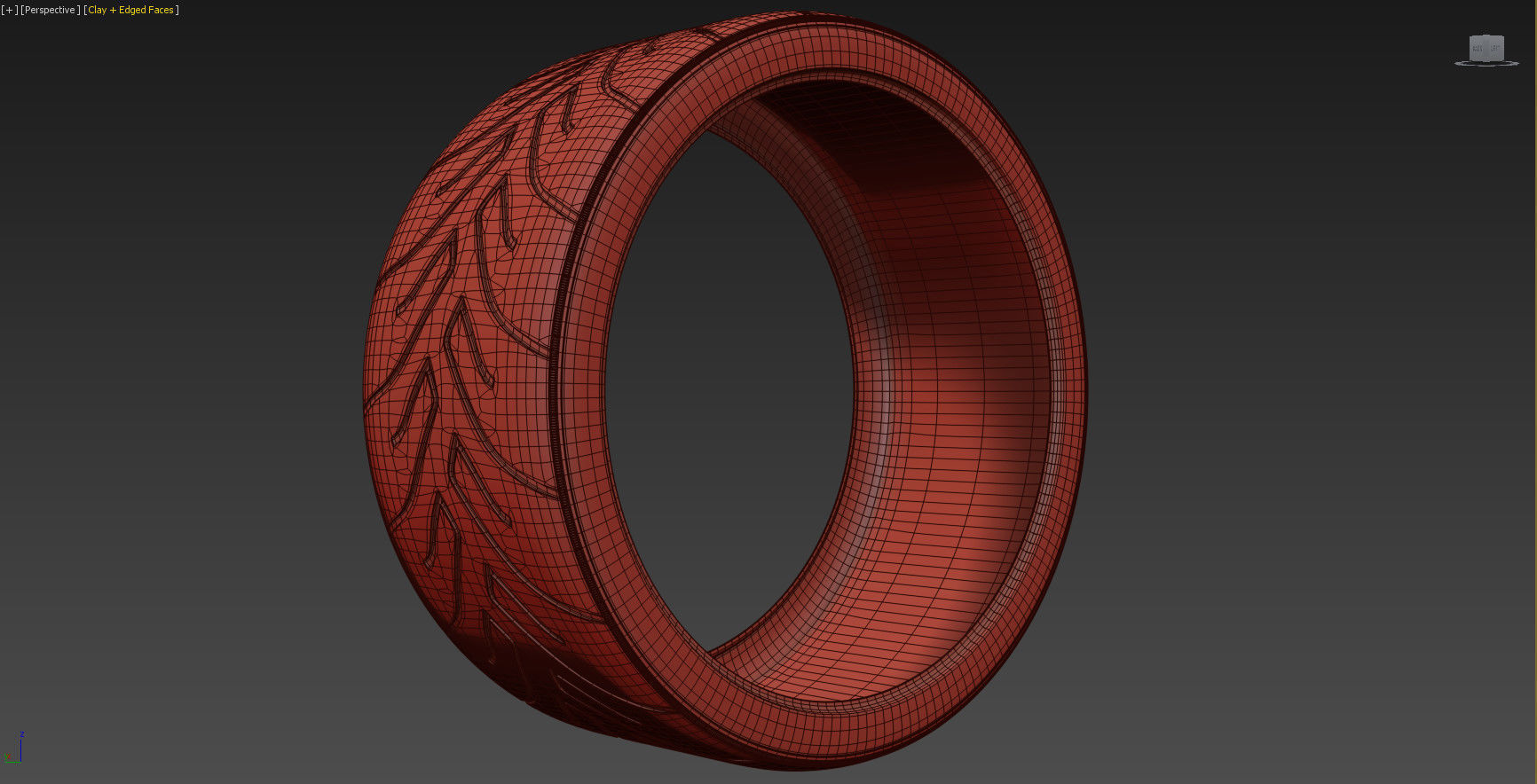 Yokohama Advan A048 and Stretch Low-poly 3D model_10