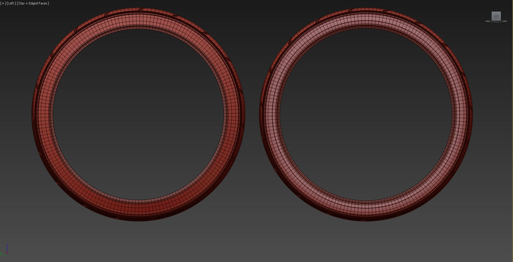 Yokohama Advan A048 and Stretch Low-poly 3D model_16