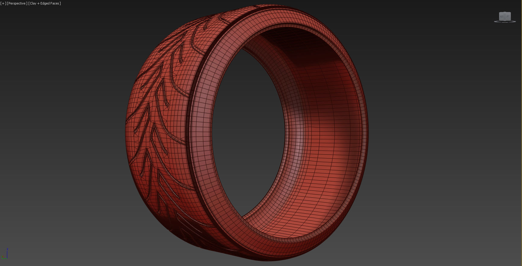 Yokohama Advan A048 and Stretch Low-poly 3D model_13