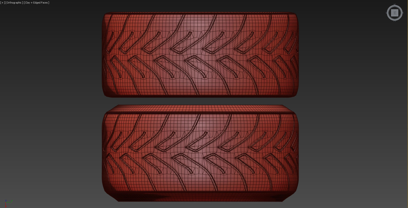 Yokohama Advan A048 and Stretch Low-poly 3D model_19