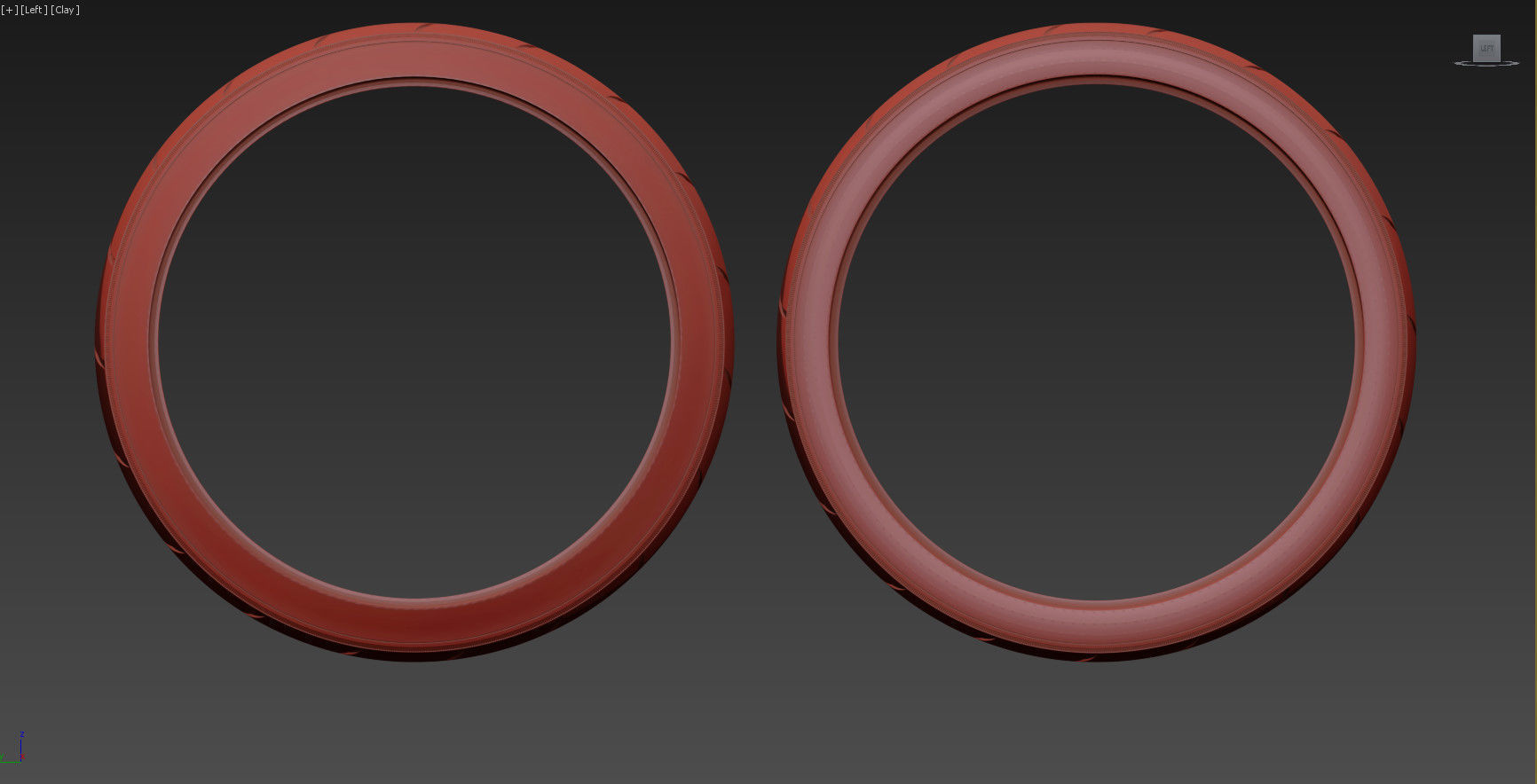 Yokohama Advan A048 and Stretch Low-poly 3D model_15