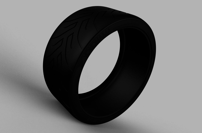Yokohama Advan A048 and Stretch Low-poly 3D model