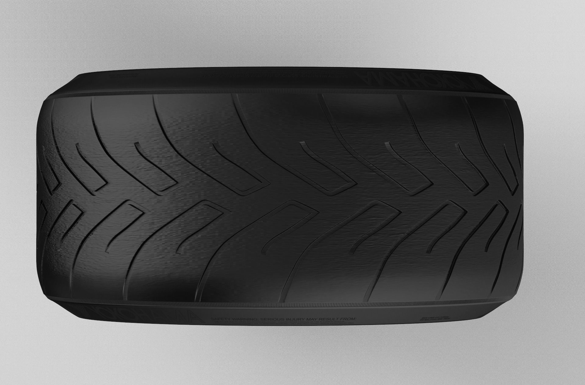 Yokohama Advan A048 and Stretch Low-poly 3D model_5