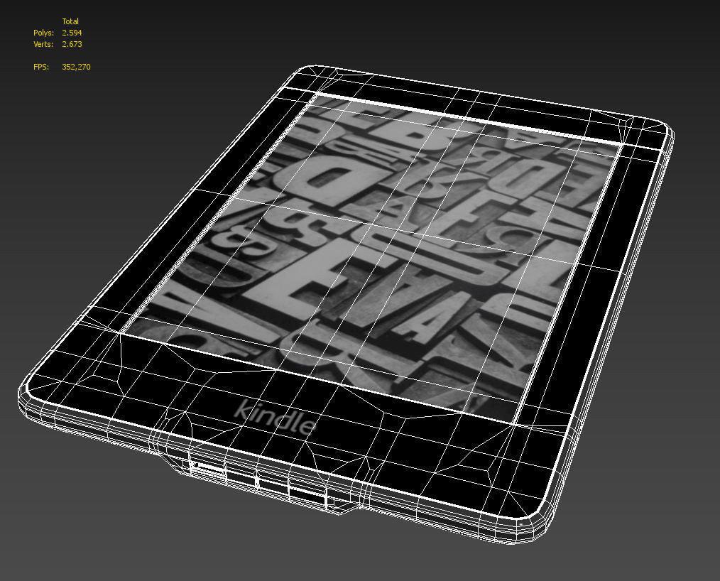 Amazon Kindle Paperwhite Ebook Reader 3D model_10