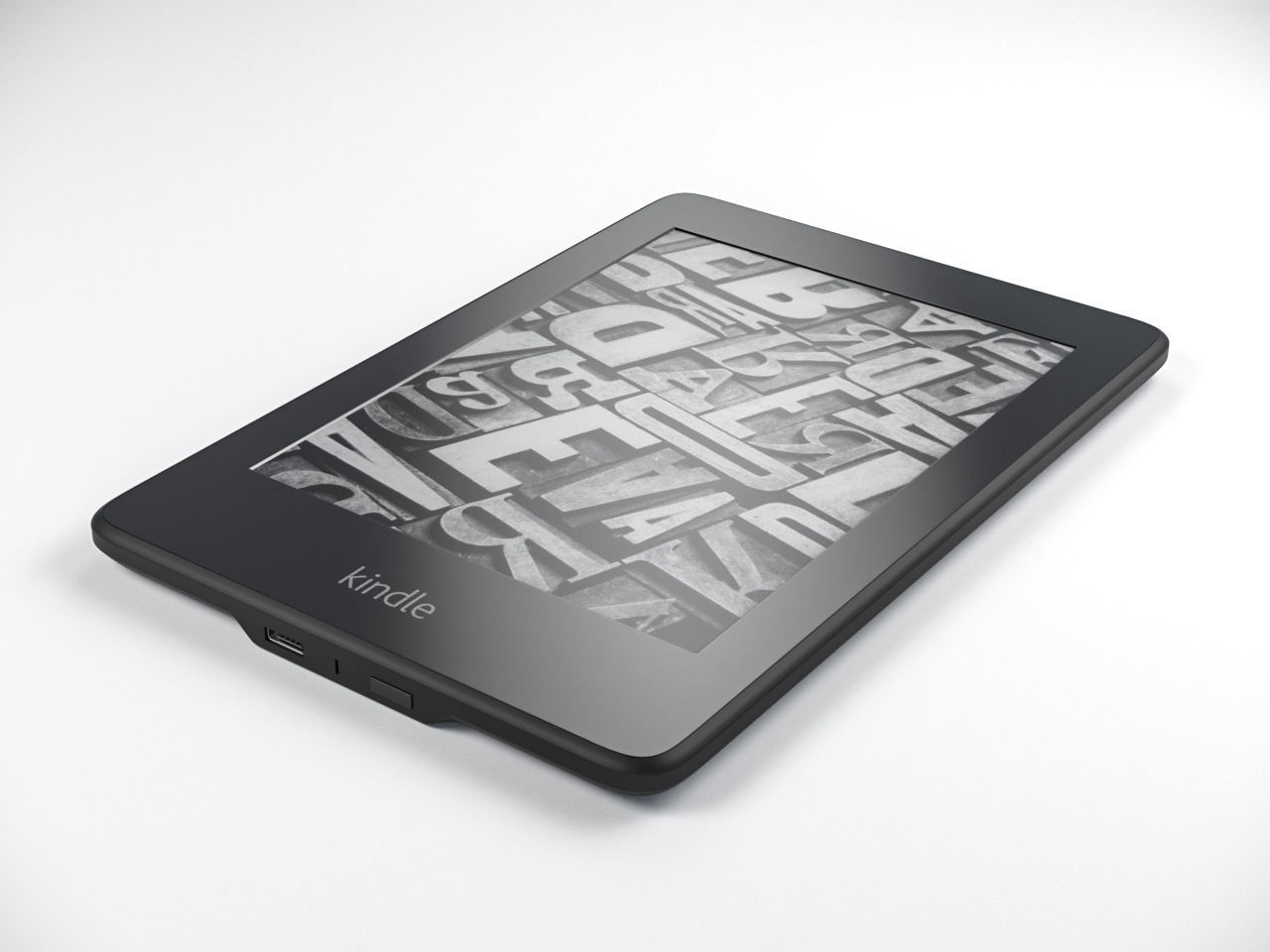 Amazon Kindle Paperwhite Ebook Reader 3D model_4