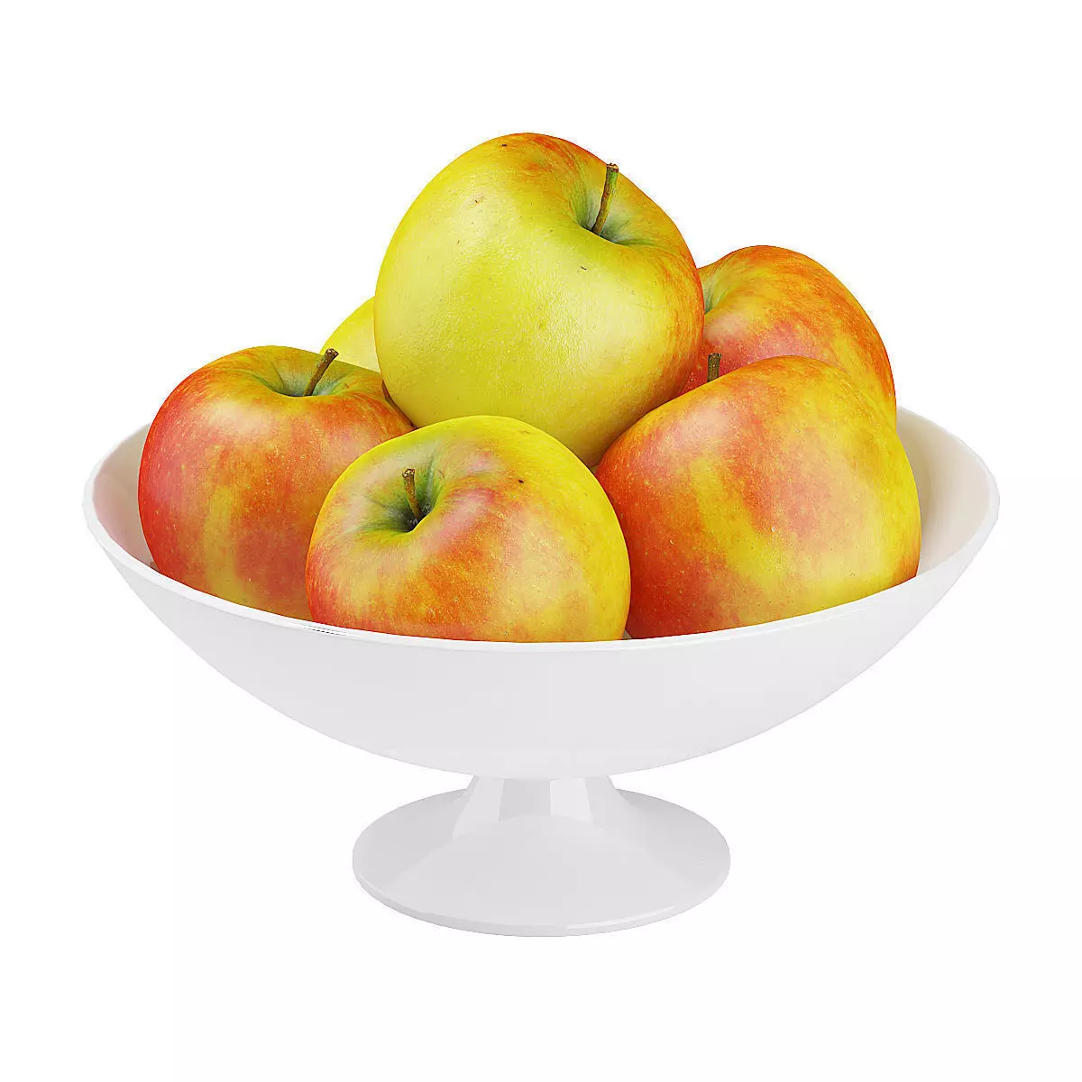 Bowl of Apples 3D model_0