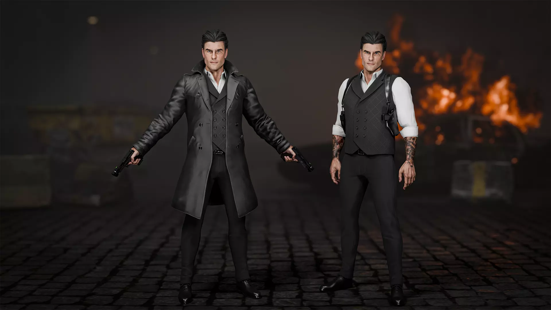 Agent V1 Low-poly 3D model