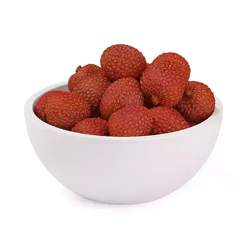 Bowl of Lychees