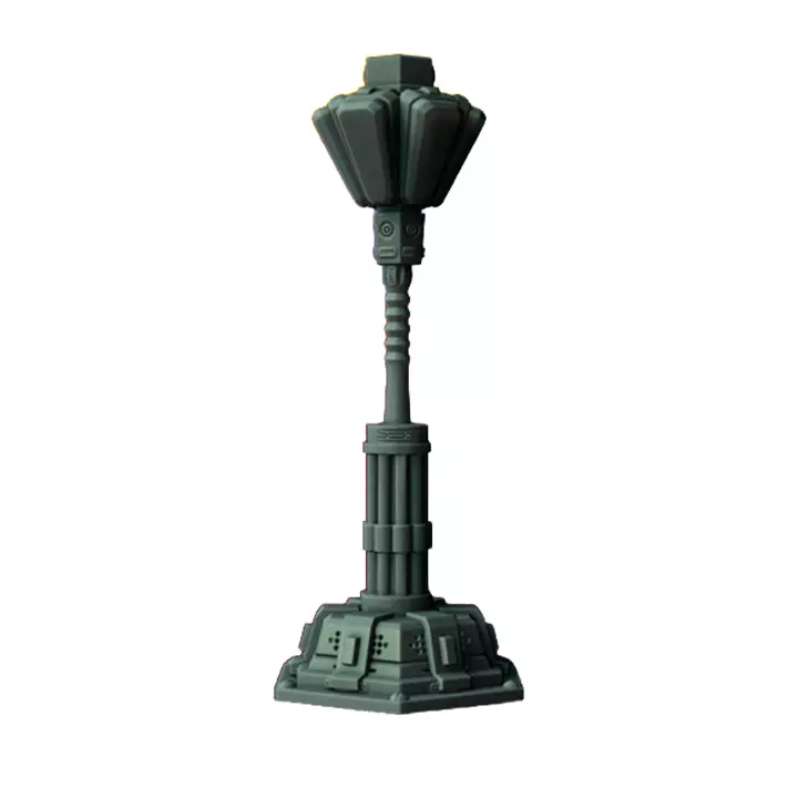 Lamp Post 3D Print STL Miniature RPG 3D print model