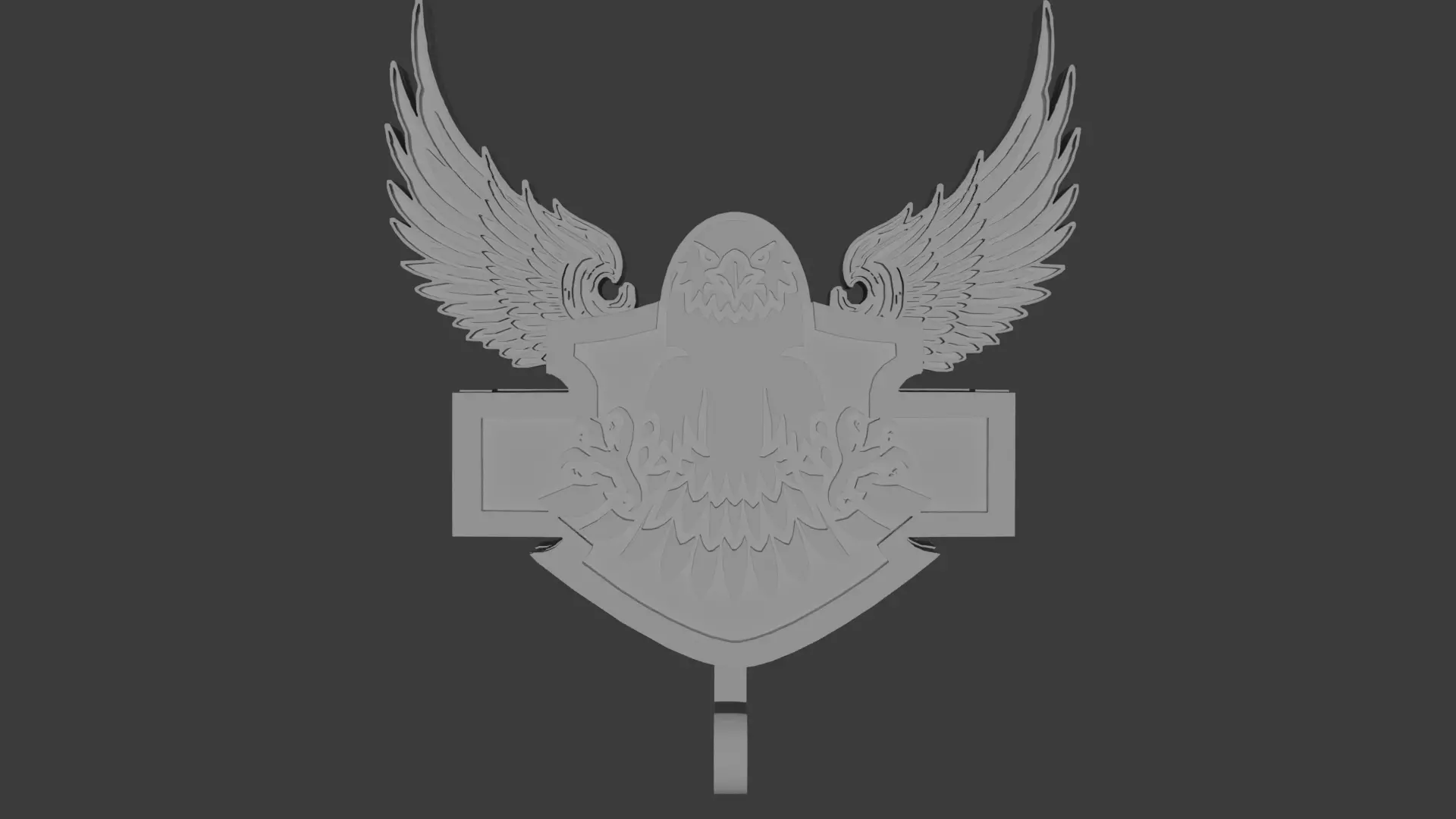 colgador llave moto harley davidson 3D print model