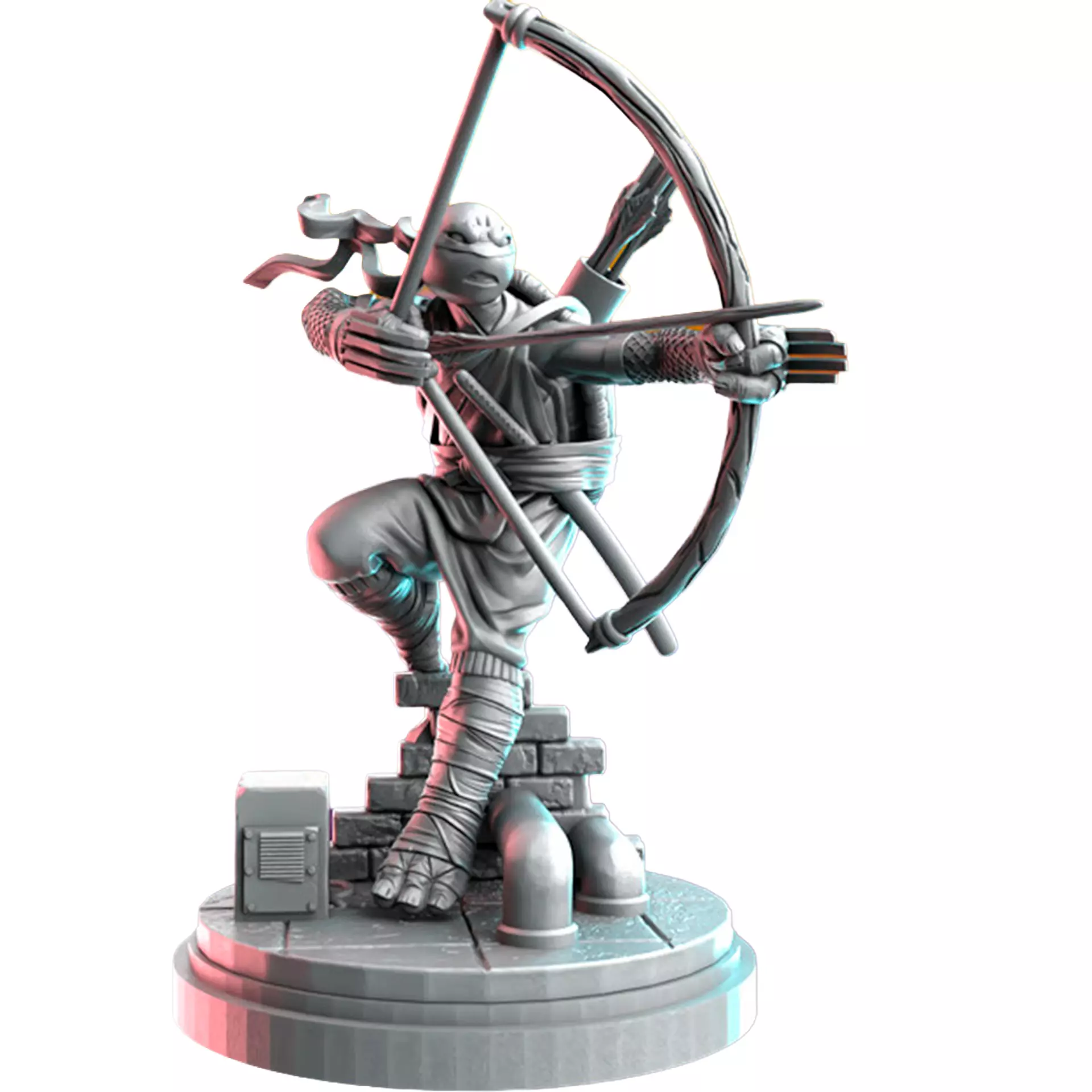 Arrow Turtle 3D Print STL Miniature RPG 3D print model