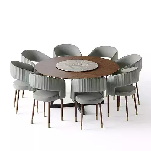Table DENVER 2 3D model 6