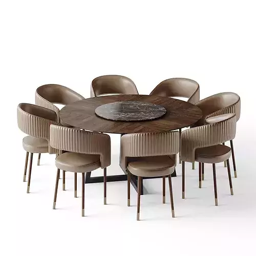 Table DENVER 2 3D model 4