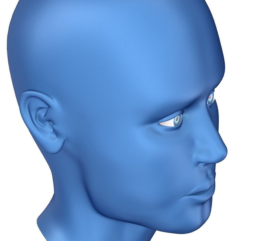 Eye anatomy - inner structure  3D model_12