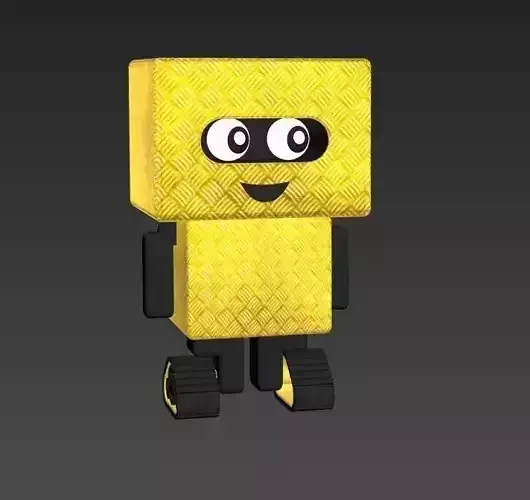 Machinery character 3D model