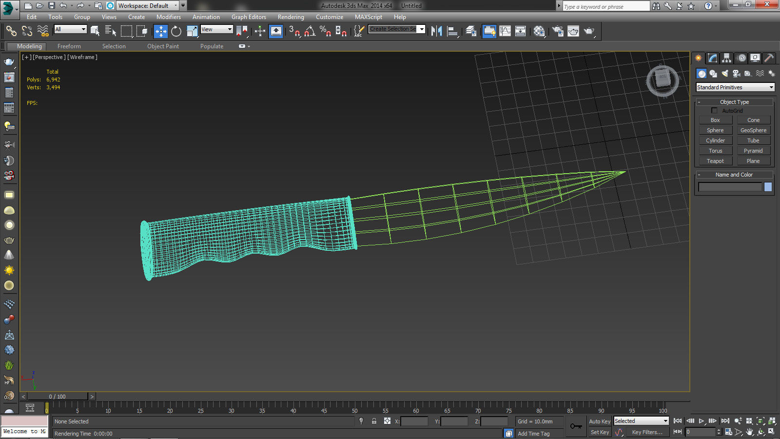 Knife viking Free 3D model_4