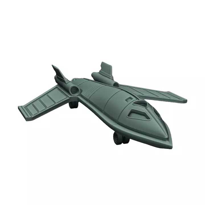 Black Jet X 3D Print STL Miniature RPG 3D print model