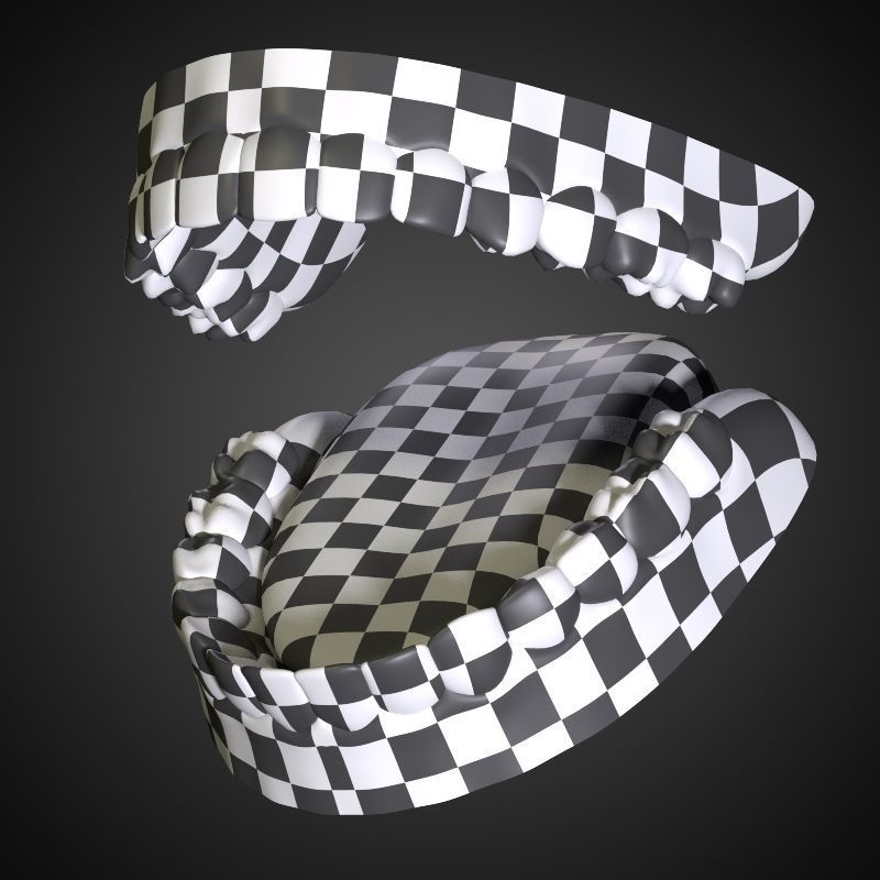 Teeth - Mouth Interior  3D model_12