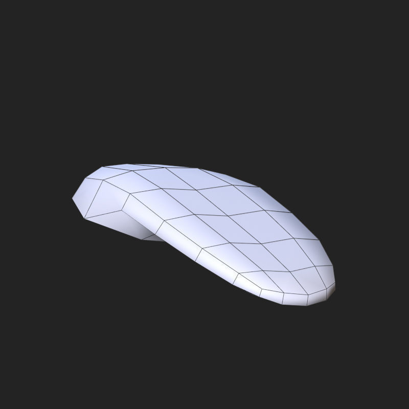Low-poly Teeth Low-poly 3D model_7