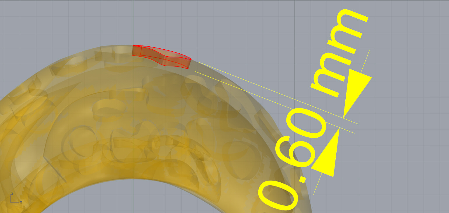 Ring  leopard paw 3D print model_4