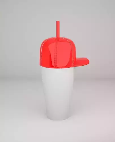  Bottle with cap 3D print model