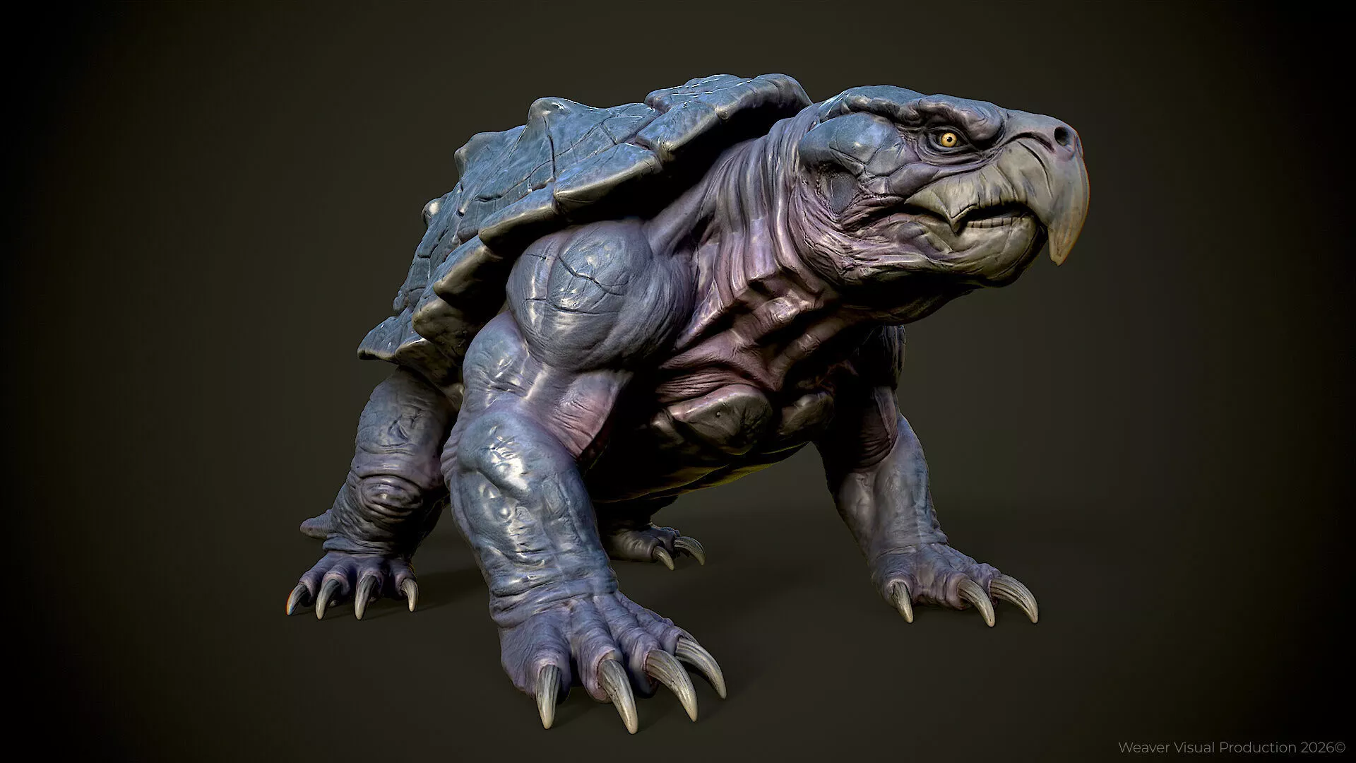 Mutant Reptiloids Vol 1 - Snapper Turtle Monster 3D model