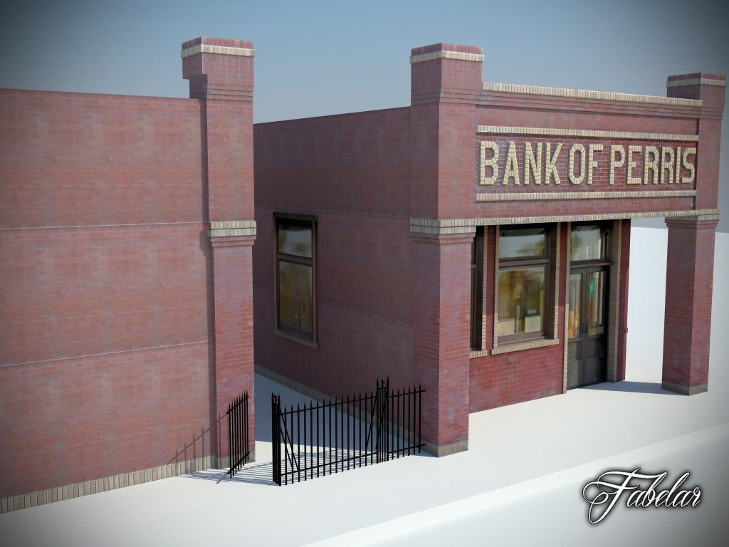 Building 12 Low-poly 3D model_2