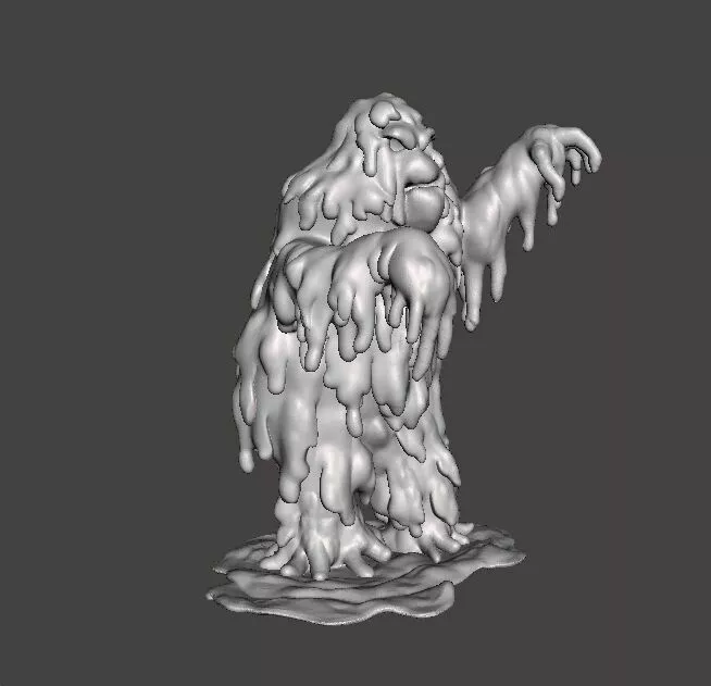 MUD MONSTER MINIATURE MODEL FOR FANTASY HORROR GAMES RPG DND 3D print model