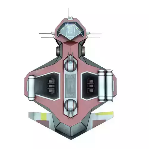 Starter ship 3D model