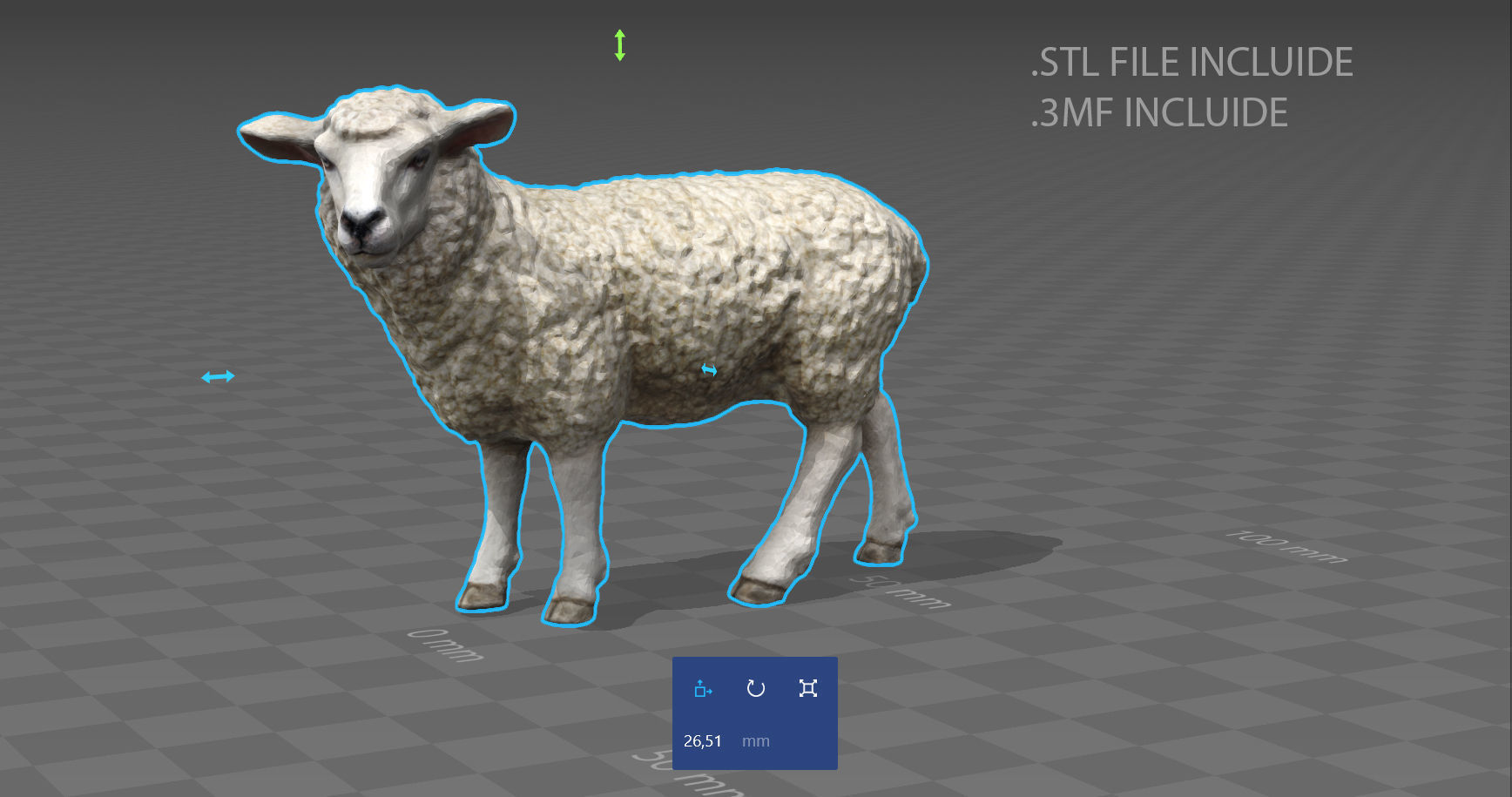 Sheep 2 Low-poly 3D model_14