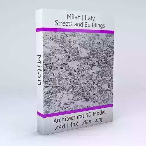 Milan Streets and Buildings