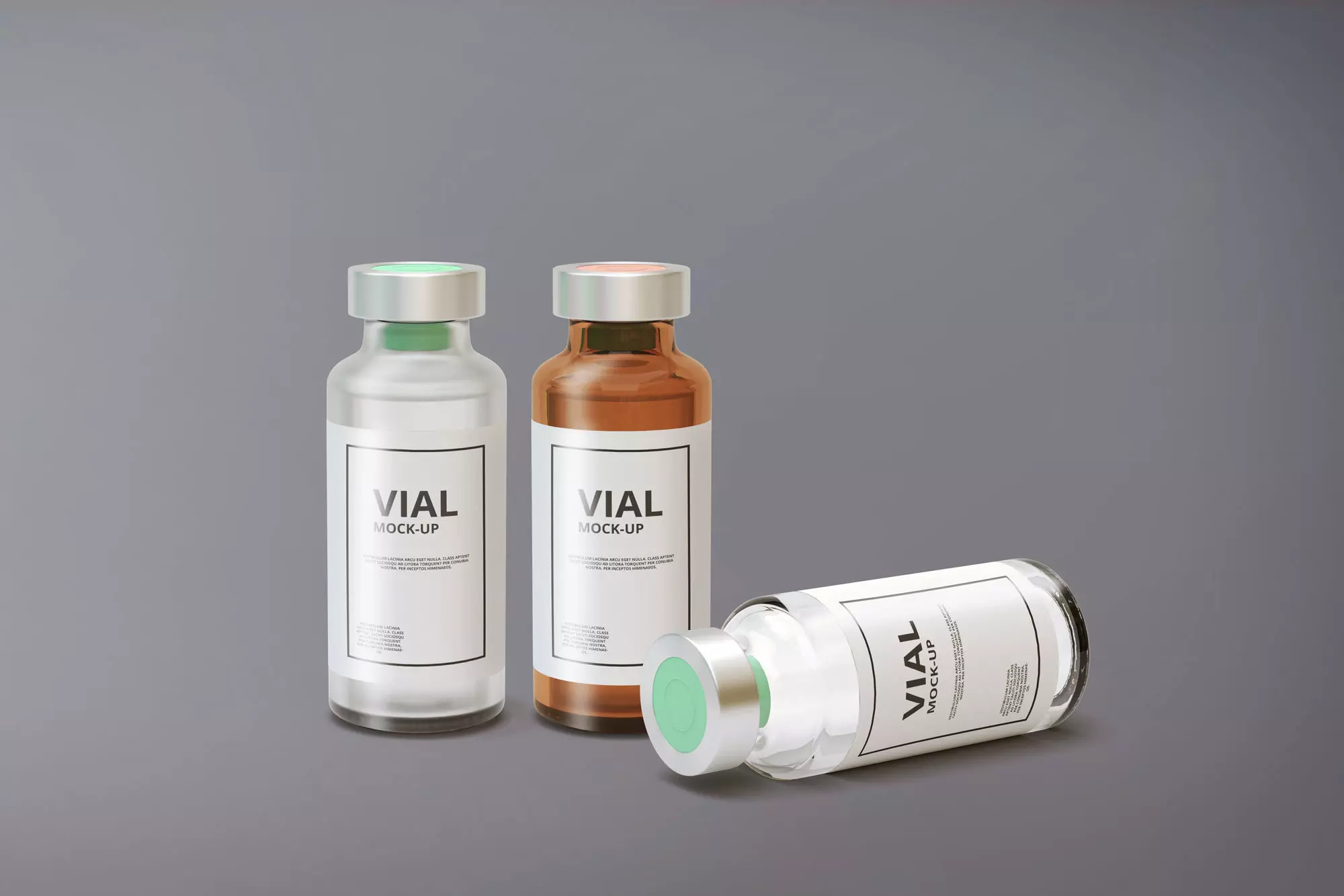 Vial Bottle 3D model_0