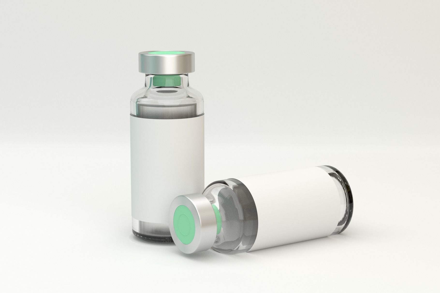 Vial Bottle 3D model_1