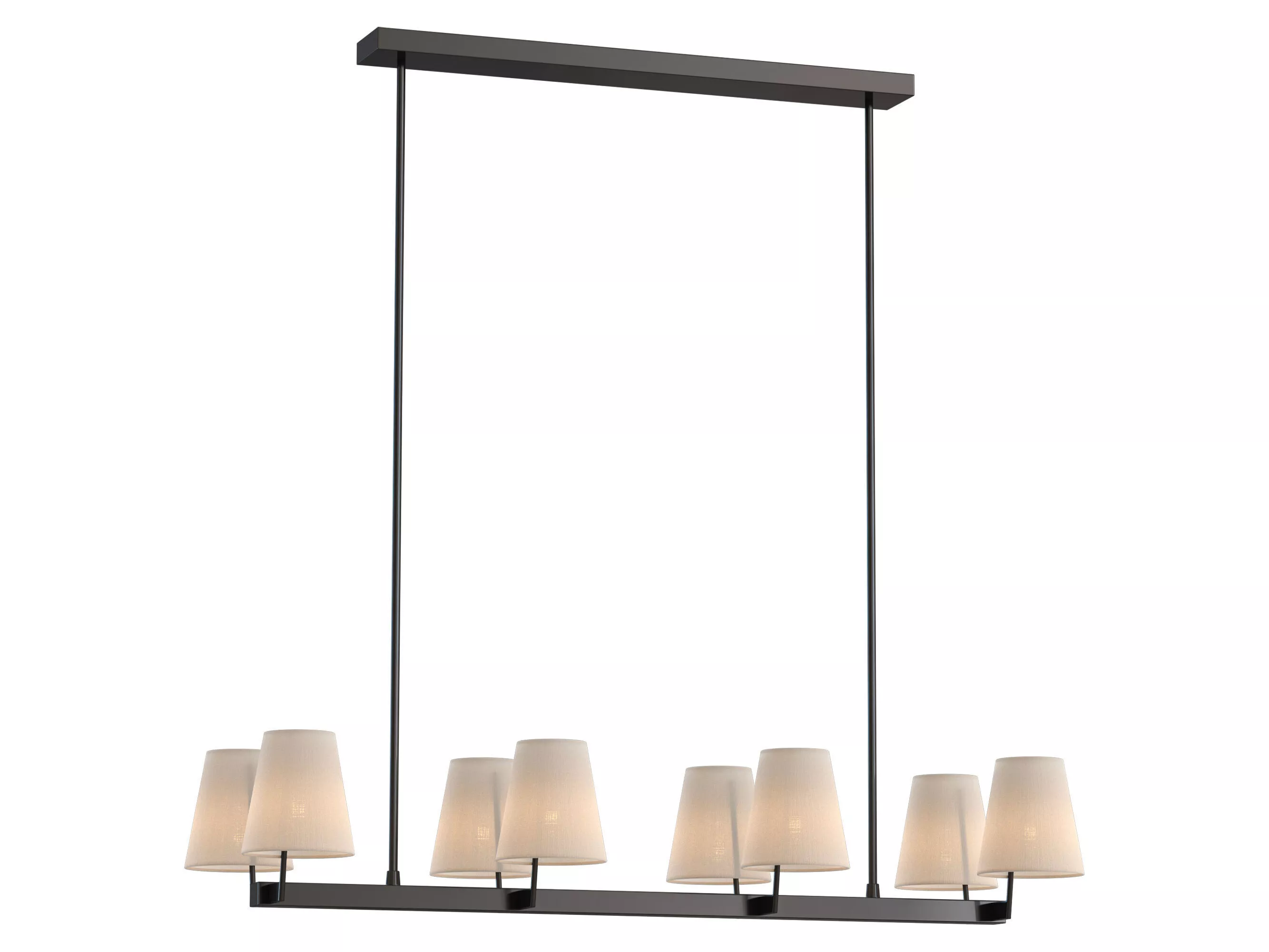 Corniche Linear Chandelier 3D model