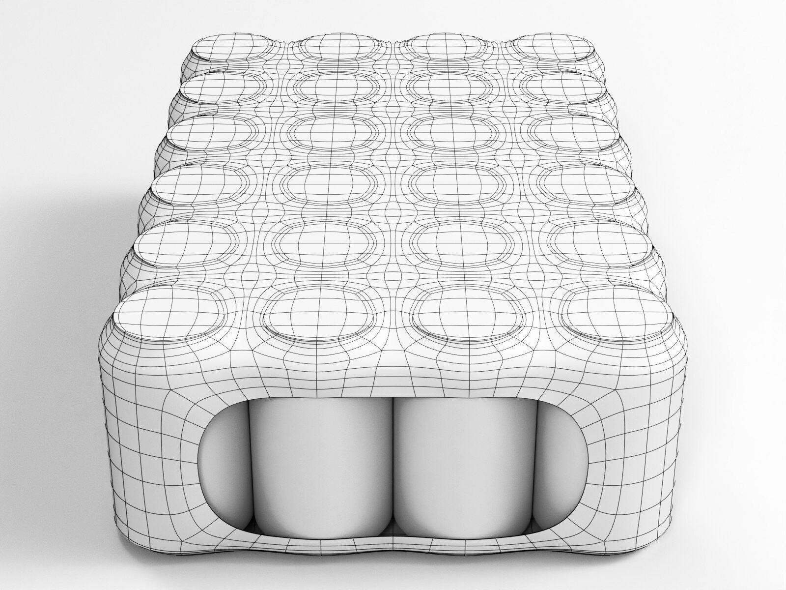 24 pack 330ml cans plastic shrinkwrapped 3D model_5