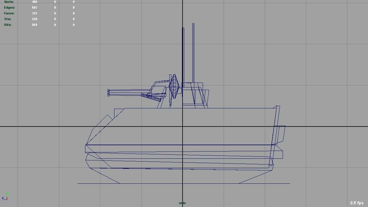 Vulcan Air Defence System Low-poly 3D model_17