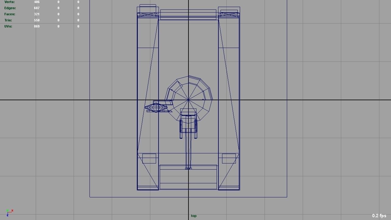 Vulcan Air Defence System Low-poly 3D model_13