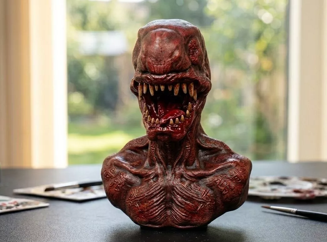 Creature Bust 3D print model
