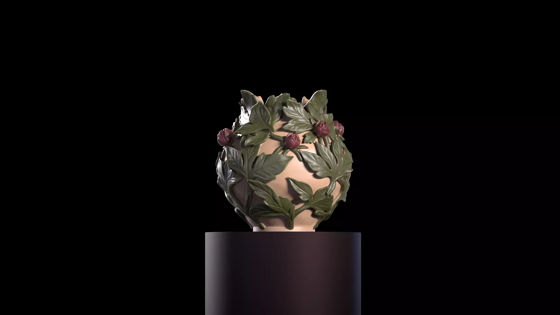 The Berry Harvest Wild Garden Vase 3D print model