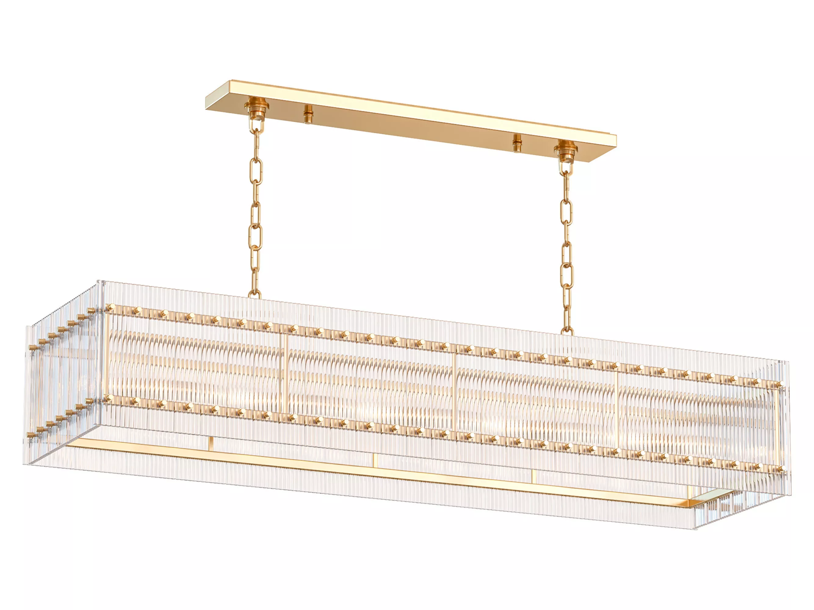 RH San Marco Rectangular Chandelier - Small 3D model