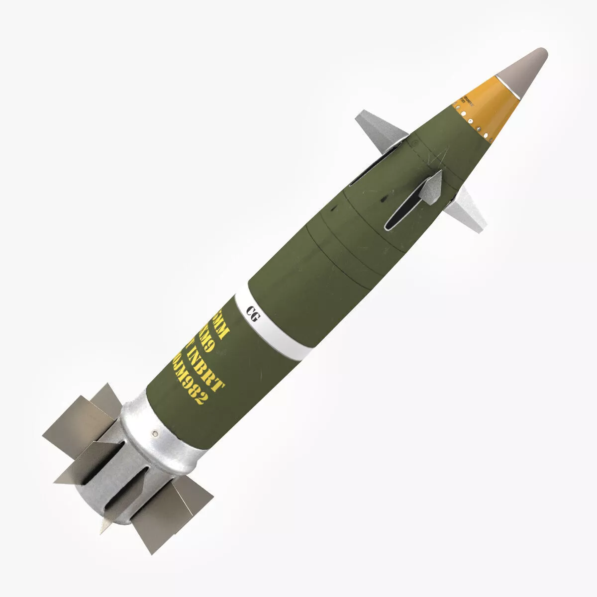 Excalibur Shell 155mm 3D model