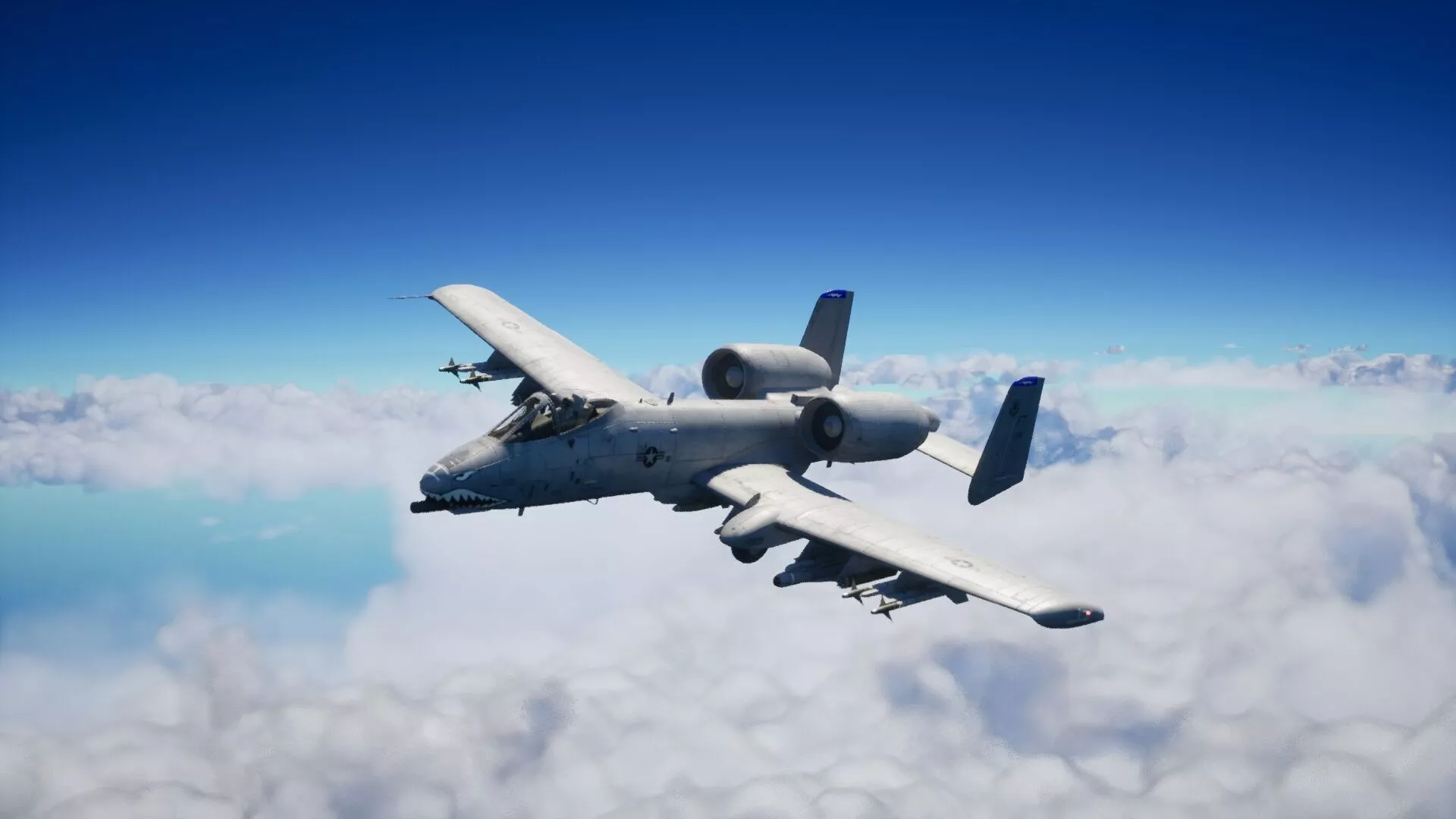 A-10 Thunderbolt II Warthog Low-poly 3D model