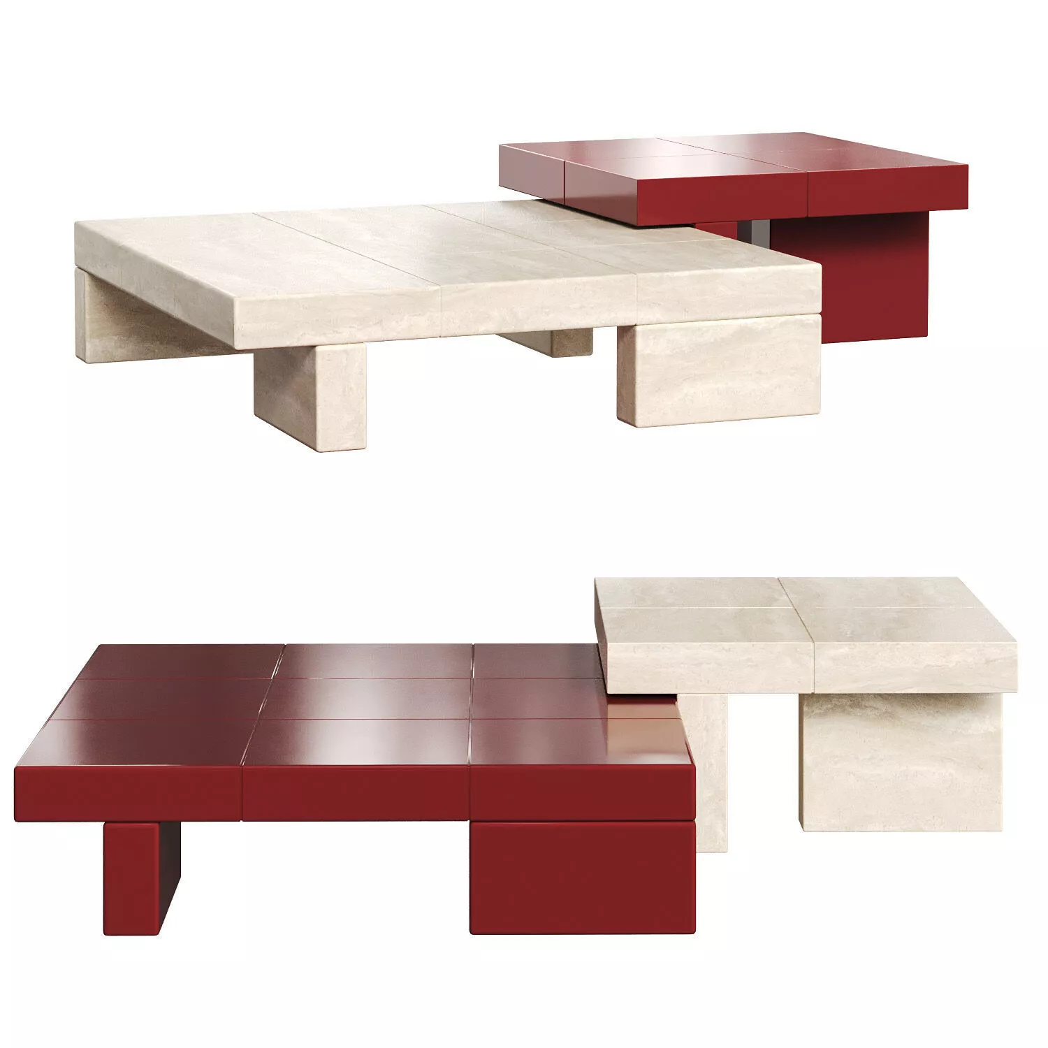 Shogi set center table 3D model