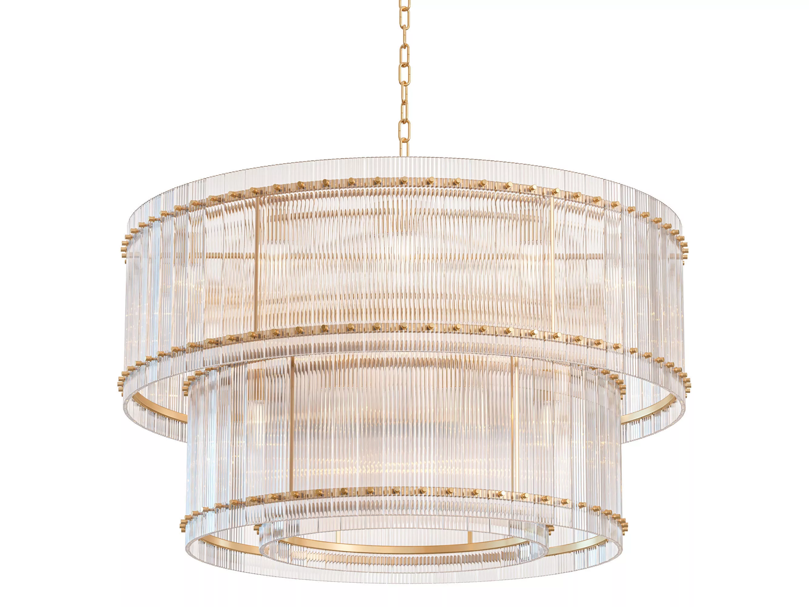 RH San Marco Two-Tier Round Chandelier - Large 3D model