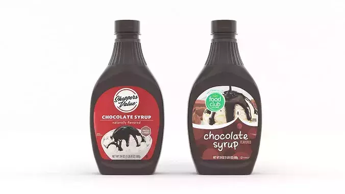 Chocolate Syrup 3D model