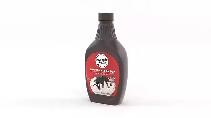 Chocolate Syrup 3D model 4