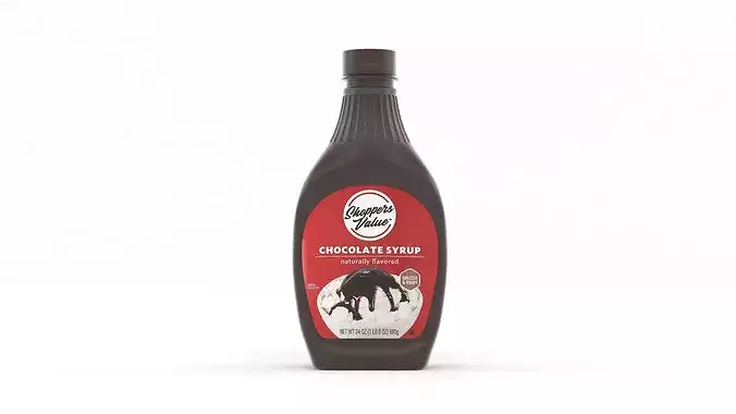 Chocolate Syrup 3D model 2